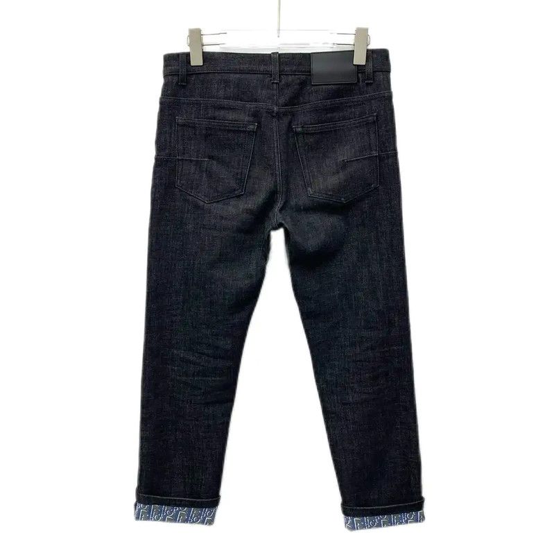 Dior Dior Black Gray Women's Denim Pants 0089 Size 28" / US 6 / IT 42 - 2 Thumbnail