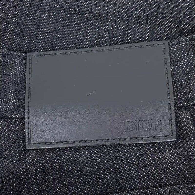 Dior Dior Black Gray Women's Denim Pants 0089 Size 28" / US 6 / IT 42 - 6 Thumbnail