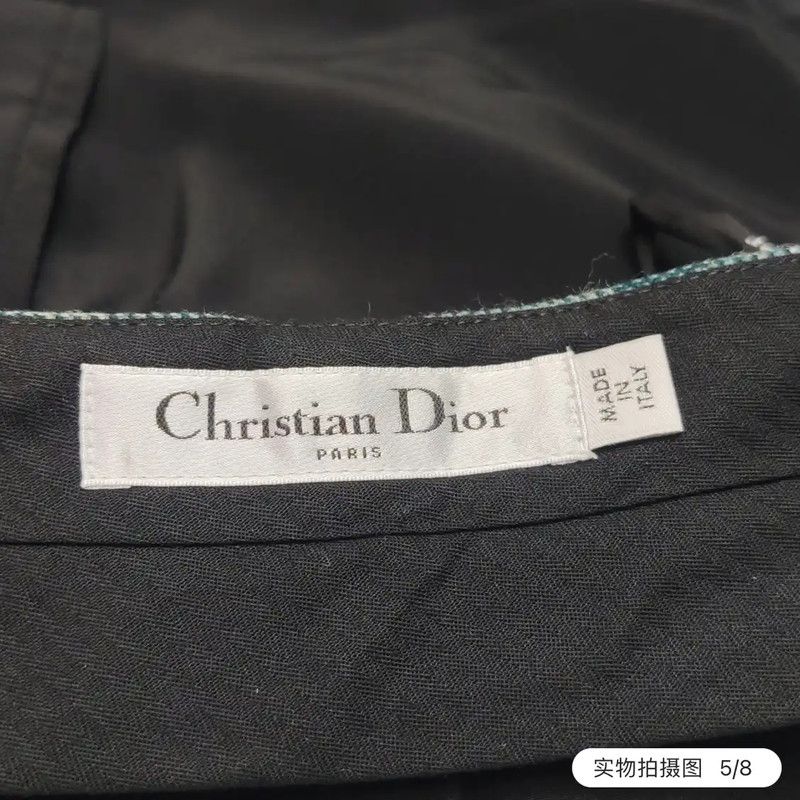 Dior Dior Green Wool Midi Skirt 0089 Size 28" / US 6 / IT 42 - 5 Thumbnail