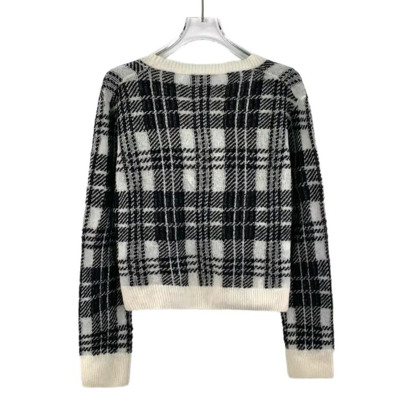 Dior Dior Black Mohair Women's Cardigan 0089 Size S / US 4 / IT 40 - 2 Thumbnail