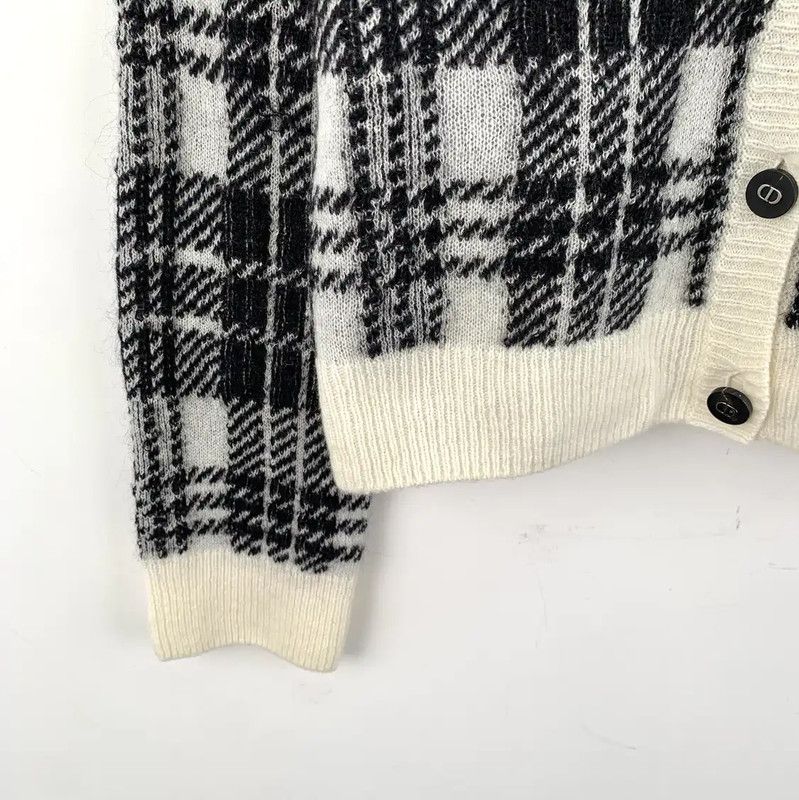 Dior Dior Black Mohair Women's Cardigan 0089 Size S / US 4 / IT 40 - 4 Thumbnail