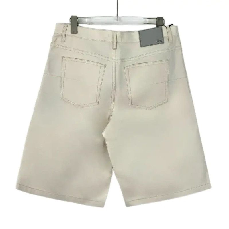 Dior Dior Women's Beige Cotton Shorts 0089 Size 26" / US 2 / IT 38 - 2 Thumbnail