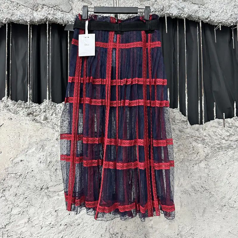 Dior Dior Color-Block Summer Skirt 0089 Size 28" / US 6 / IT 42 - 2 Thumbnail