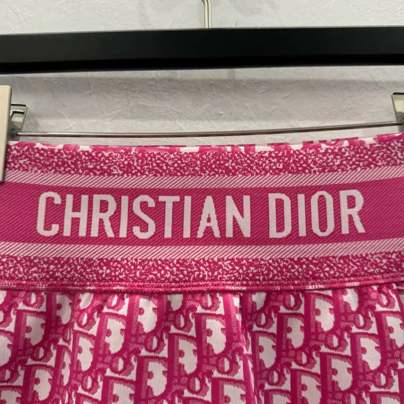 Dior Dior Pink Nylon Mini Skirt 0089 Size 23" - 4 Thumbnail