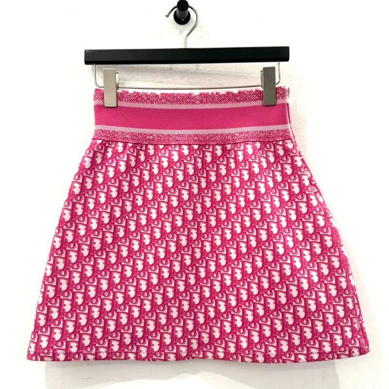 Dior Dior Pink Nylon Mini Skirt 0089 Size 23" - 3 Thumbnail
