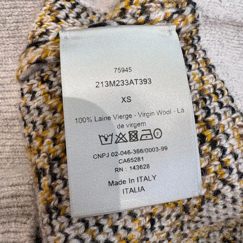 Dior Dior Gray Wool Long Cardigan for Women 0089 Size XS / US 0-2 / IT 36-38 - 8 Thumbnail