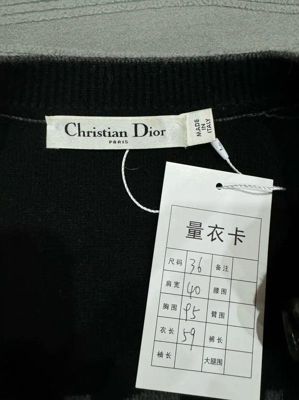 Dior Dior Women's Charcoal Cashmere Cardigan 0089 Size S / US 4 / IT 40 - 3 Thumbnail