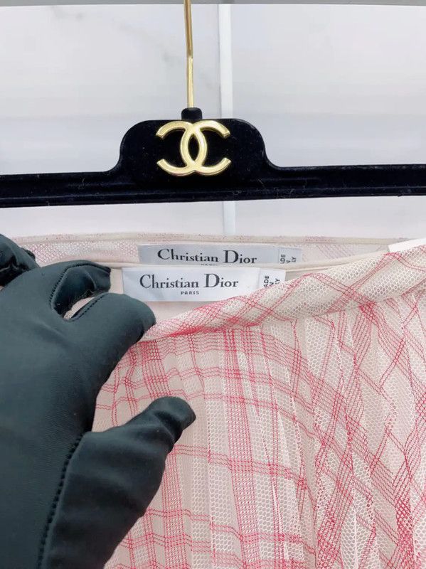 Dior Dior Pink Silk Pleated Midi Skirt 0089 Size 28" / US 6 / IT 42 - 3 Thumbnail