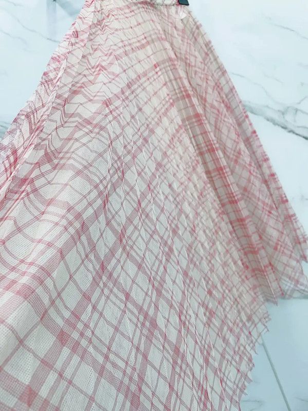 Dior Dior Pink Silk Pleated Midi Skirt 0089 Size 28" / US 6 / IT 42 - 5 Thumbnail