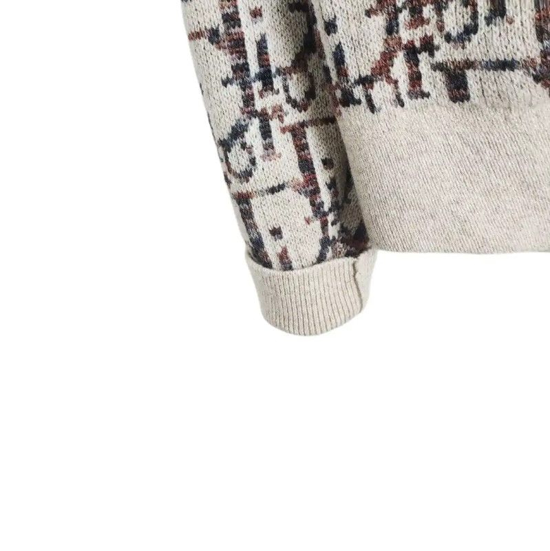 Dior Dior Colorblock Wool Cardigan for Women 0089 Size M / US 6-8 / IT 42-44 - 4 Thumbnail