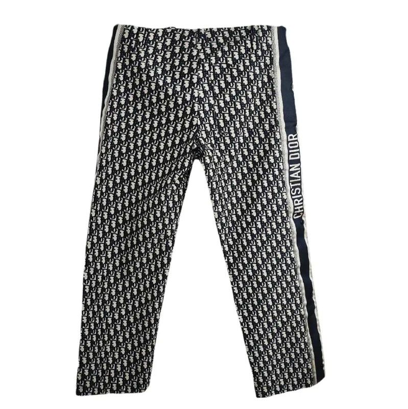 Dior Dior Black Polyester Women’s Casual Pants 0089 Size 24" / US 00 / IT 34 - 2 Thumbnail