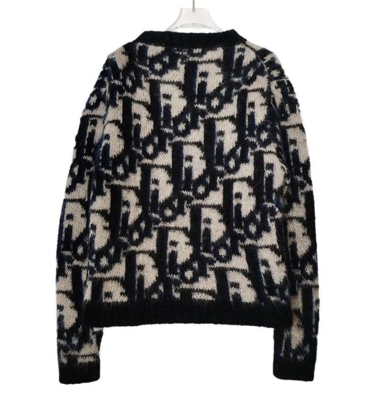 Dior Dior Women's Black Knit Cardigan 0089 Size S / US 4 / IT 40 - 2 Thumbnail