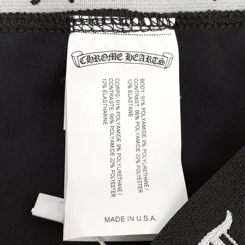 Chrome Hearts Chrome Hearts Black Nylon Women's Casual Pants 0089 Size 28" / US 6 / IT 42 - 6 Thumbnail