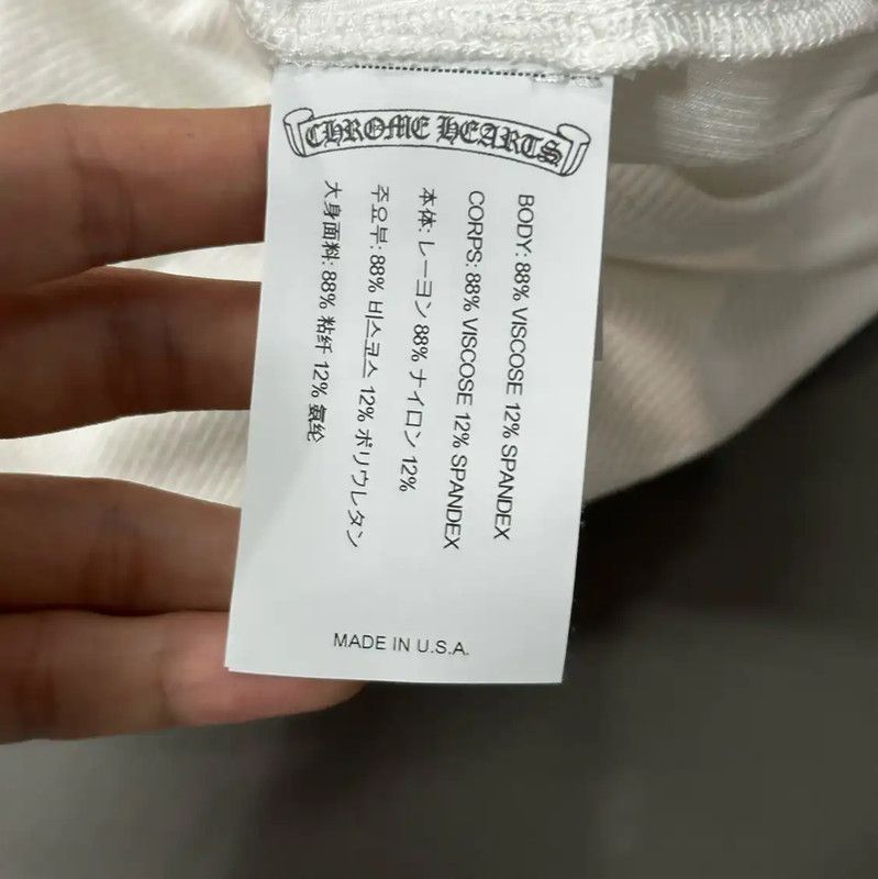 Chrome Hearts Chrome Hearts White Cotton A-Line Skirt XS 0089 Size 22" - 7 Thumbnail