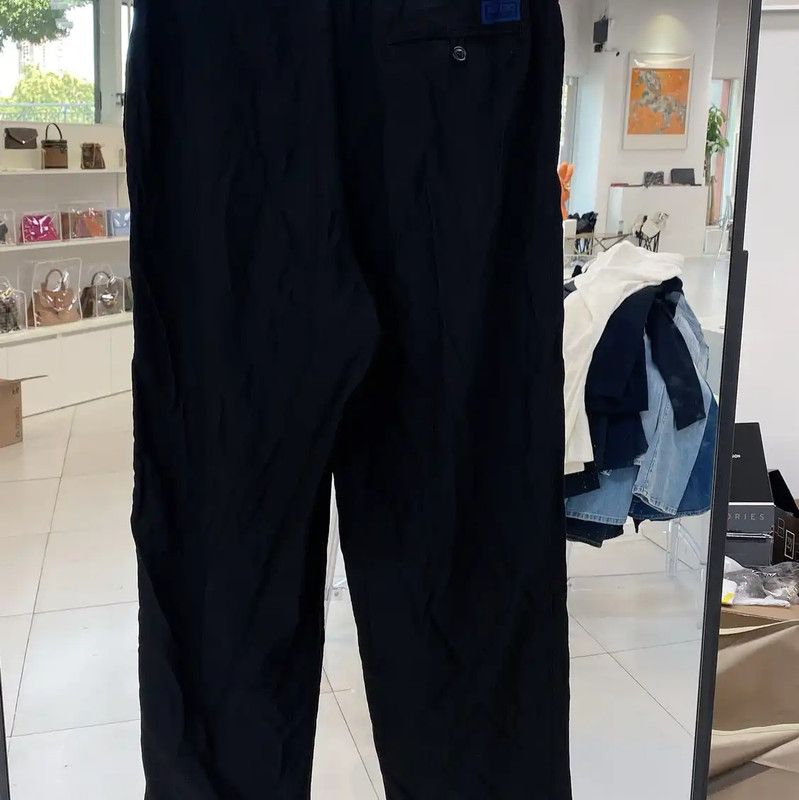 Kenzo KENZO Black Cotton Blend Women's Pants 0089 Size 28" / US 6 / IT 42 - 2 Thumbnail