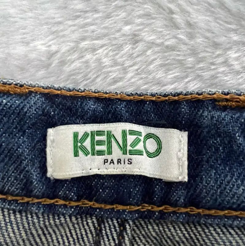 Kenzo KENZO Summer Blue Cotton Casual Pants 0089 Size 30" / US 8 / IT 44 - 3 Thumbnail