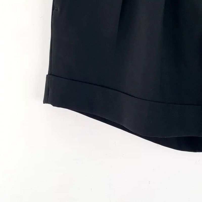 Moschino Moschino Black Acetate Women's Shorts 0089 Size 28" / US 6 / IT 42 - 4 Thumbnail