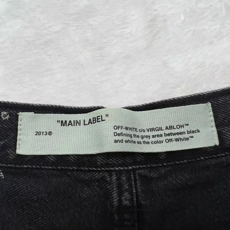 Off-White Off-White Summer Dark Gray Cotton Shorts 0089 Size 28" / US 6 / IT 42 - 3 Thumbnail