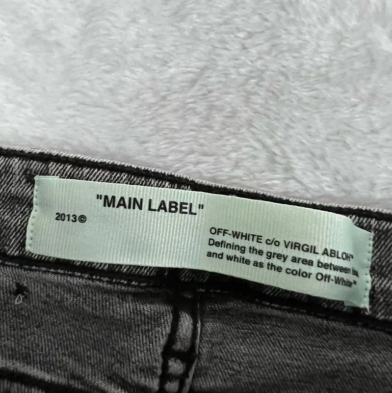 Off-White Off-White Summer Gray Cotton Casual Pants 0089 Size 28" / US 6 / IT 42 - 3 Thumbnail