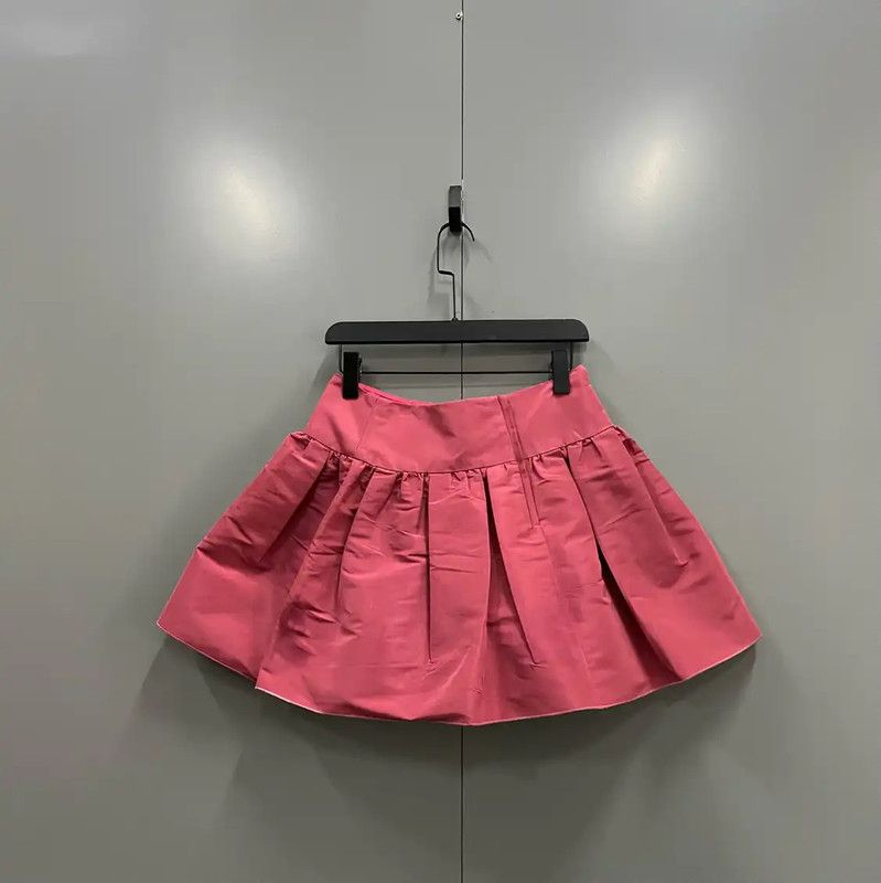 Valentino Valentino Hot Pink Cotton Mini Skirt 0089 Size 24" / US 00 / IT 34 - 2 Thumbnail