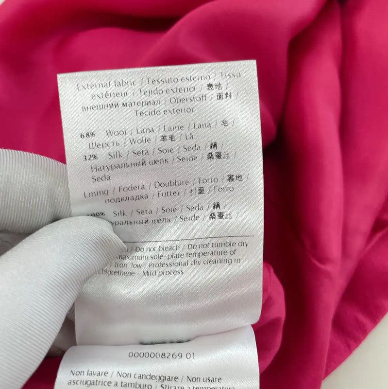 Valentino Valentino Summer Pink Wool Mini Skirt 0089 Size 23" - 9 Thumbnail