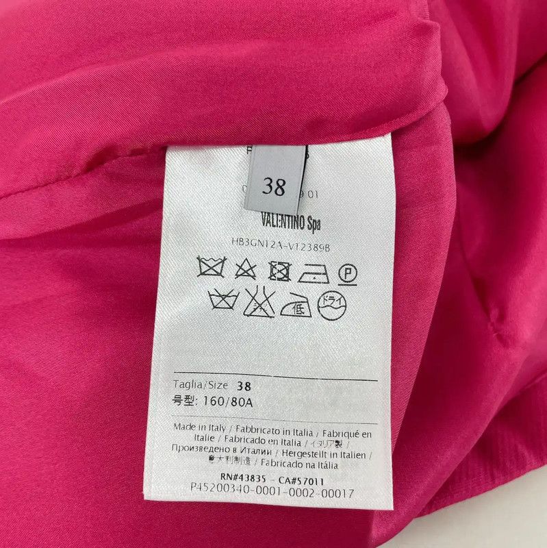 Valentino Valentino Summer Pink Wool Mini Skirt 0089 Size 23" - 6 Thumbnail