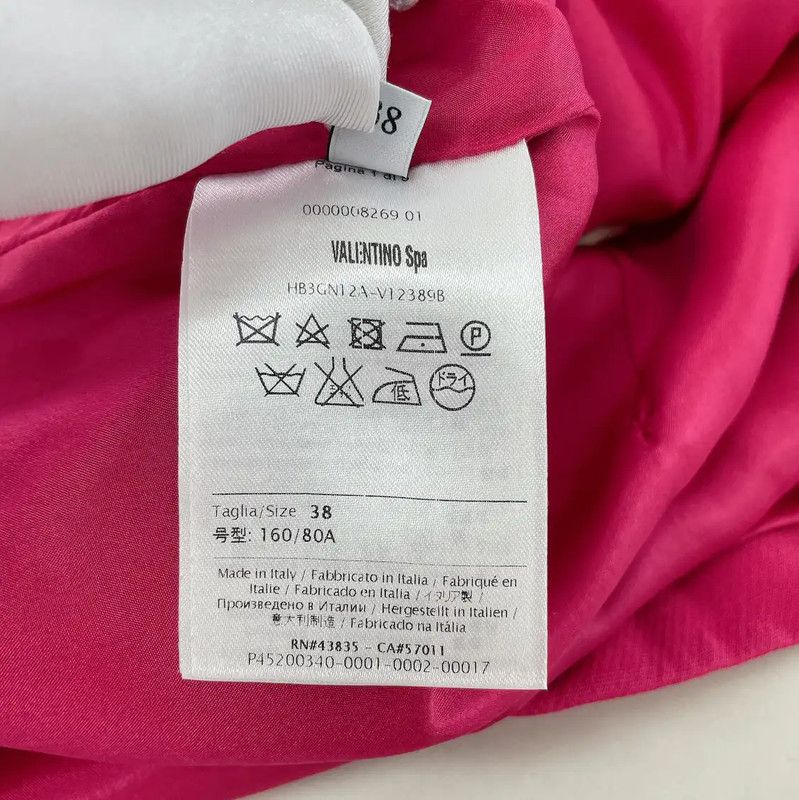 Valentino Valentino Summer Pink Wool Mini Skirt 0089 Size 23" - 7 Thumbnail