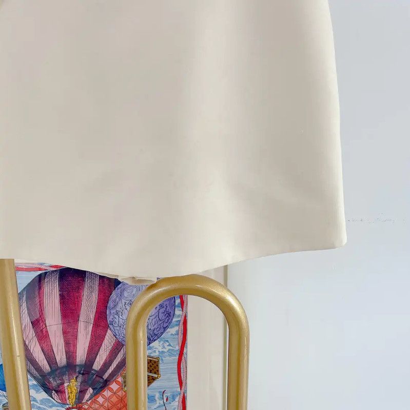Valentino Valentino Beige Wool A-Line Mini Skirt 0089 Size 23" - 5 Thumbnail