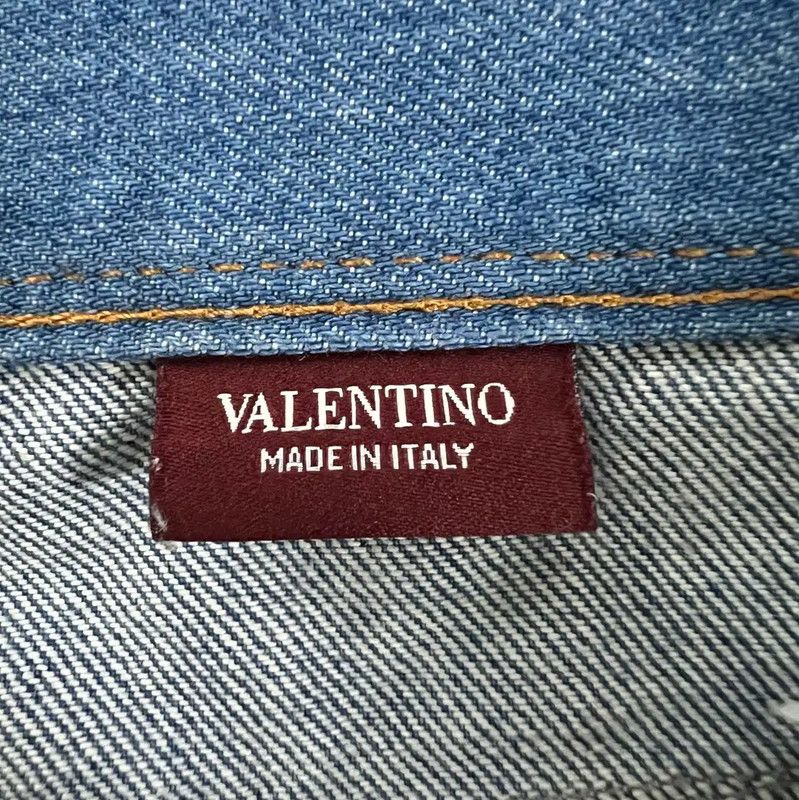 Valentino Valentino Summer Blue Cotton Casual Pants 0089 Size 28" / US 6 / IT 42 - 3 Thumbnail