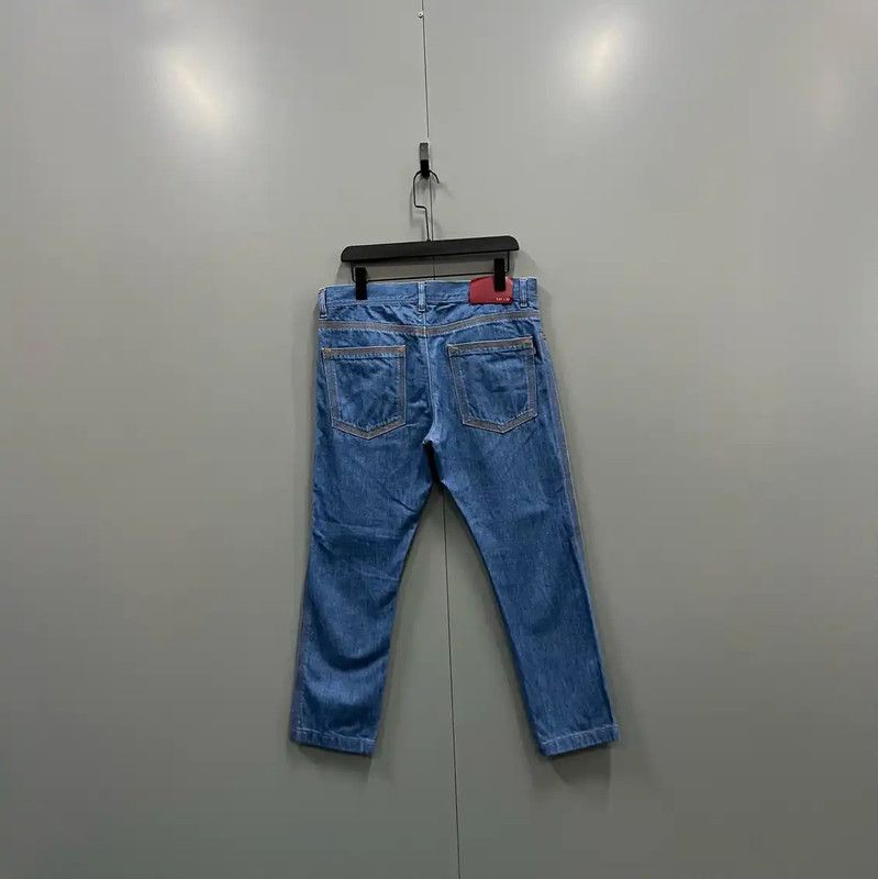 Valentino Valentino Summer Blue Cotton Casual Pants 0089 Size 28" / US 6 / IT 42 - 2 Thumbnail