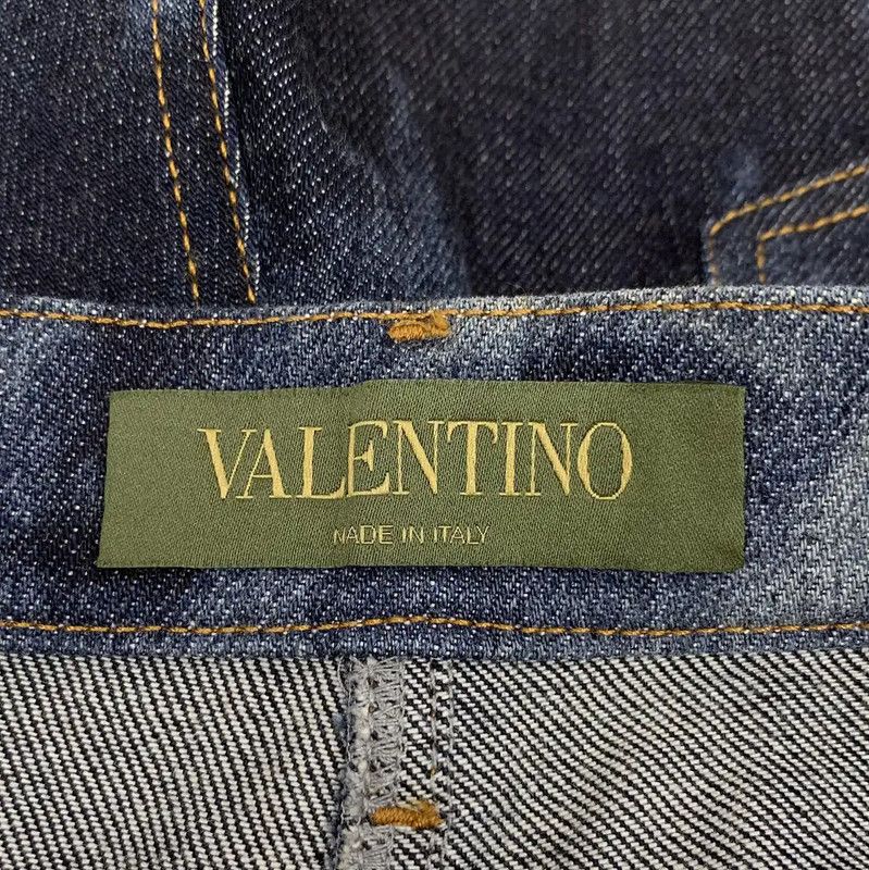 Valentino Valentino Blue Cotton Butterfly Embroidered Shorts 0089 Size 26" / US 2 / IT 38 - 5 Thumbnail