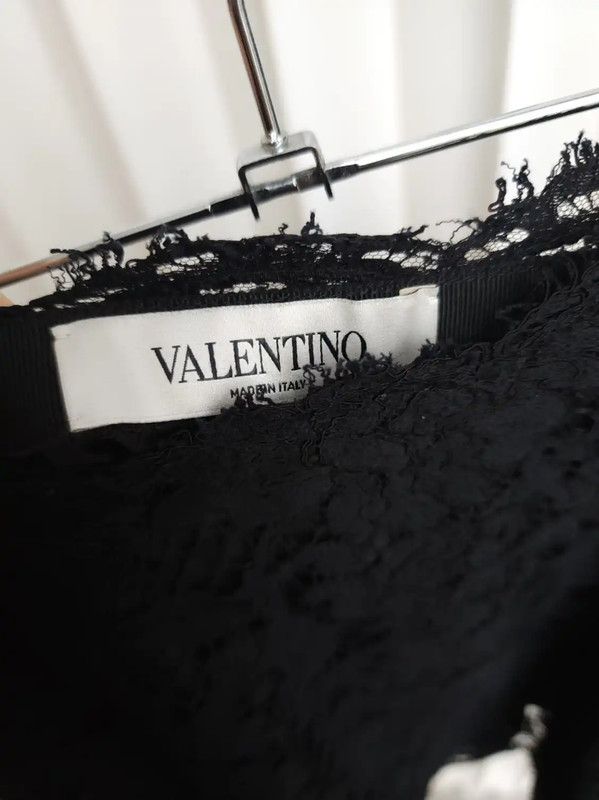 Valentino Valentino Black A-Line Mini Skirt 0089 Size 30" / US 8 / IT 44 - 3 Thumbnail