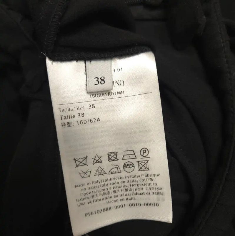 Valentino Valentino Black Pleated Silk Midi Skirt 0089 Size 28" / US 6 / IT 42 - 5 Thumbnail