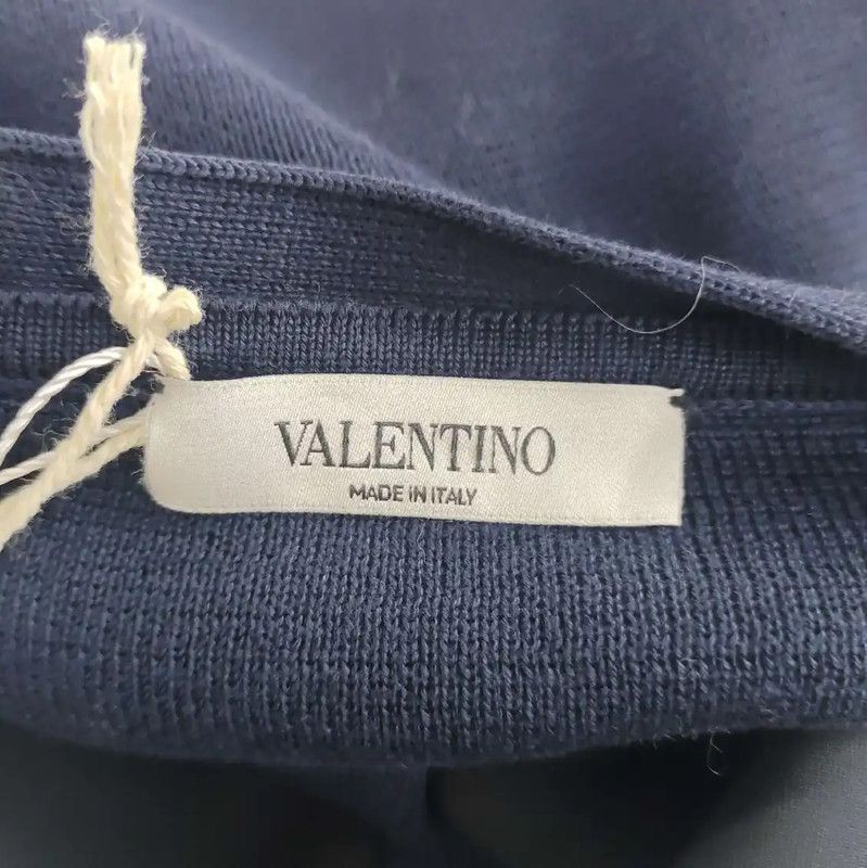 Valentino Valentino Black Wool Cardigan for Women 0089 Size S / US 4 / IT 40 - 3 Thumbnail