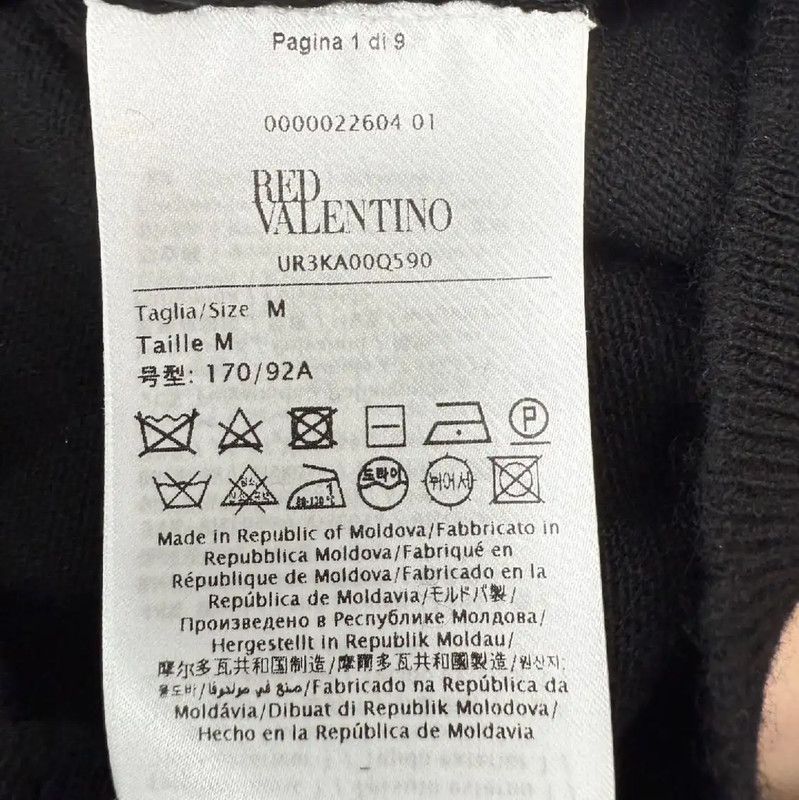 Valentino Valentino Summer Black Cotton Cardigan 0089 Size M / US 6-8 / IT 42-44 - 3 Thumbnail