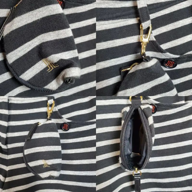 Lanvin Lanvin Striped Black Cotton Blend Casual Shorts 0089 Size 26" / US 2 / IT 38 - 6 Thumbnail
