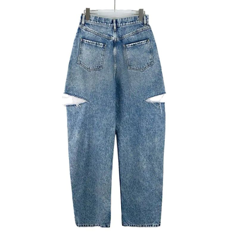 Maison Margiela Maison Margiela Women's Light Blue Denim Jeans 0089 Size 28" / US 6 / IT 42 - 2 Thumbnail