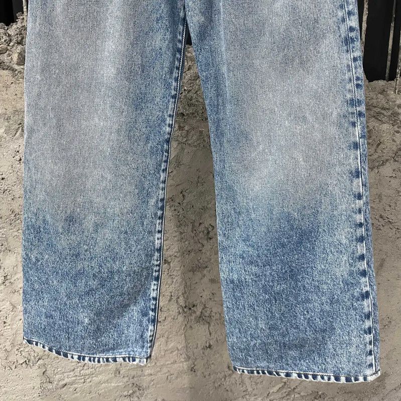 Maison Margiela Maison Margiela Blue Cotton Women's Jeans 0089 Size 28" / US 6 / IT 42 - 4 Thumbnail