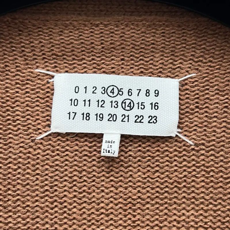 Maison Margiela Maison Margiela Brown Wool Women's Cardigan 0089 Size M / US 6-8 / IT 42-44 - 5 Thumbnail