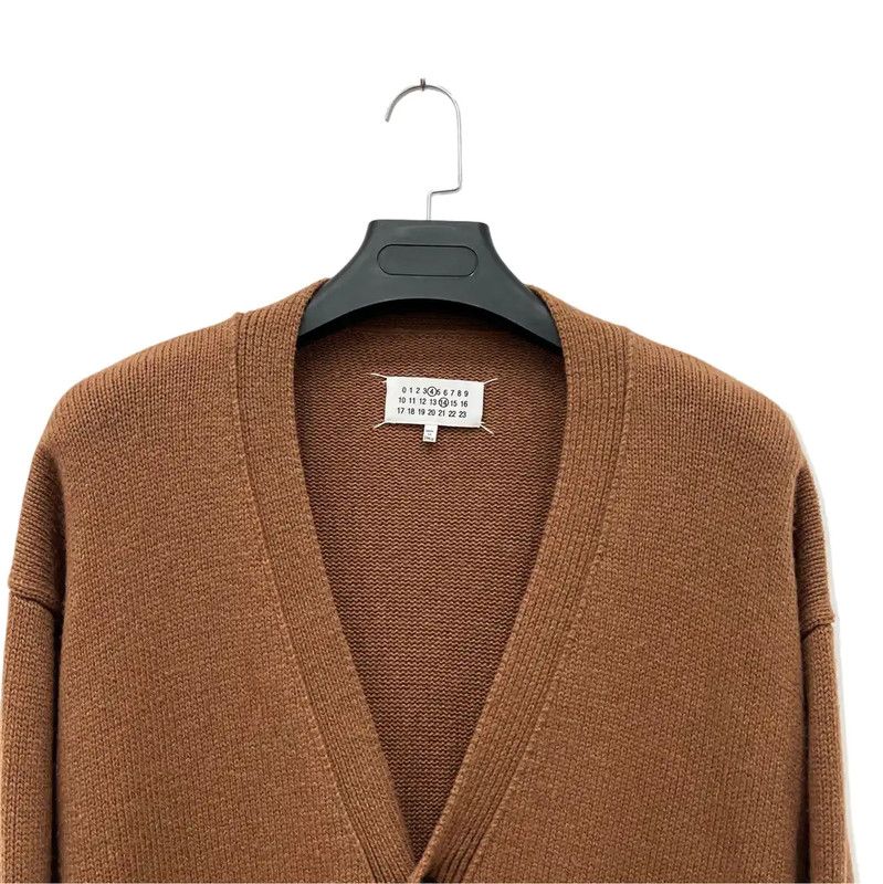 Maison Margiela Maison Margiela Brown Wool Women's Cardigan 0089 Size M / US 6-8 / IT 42-44 - 4 Thumbnail