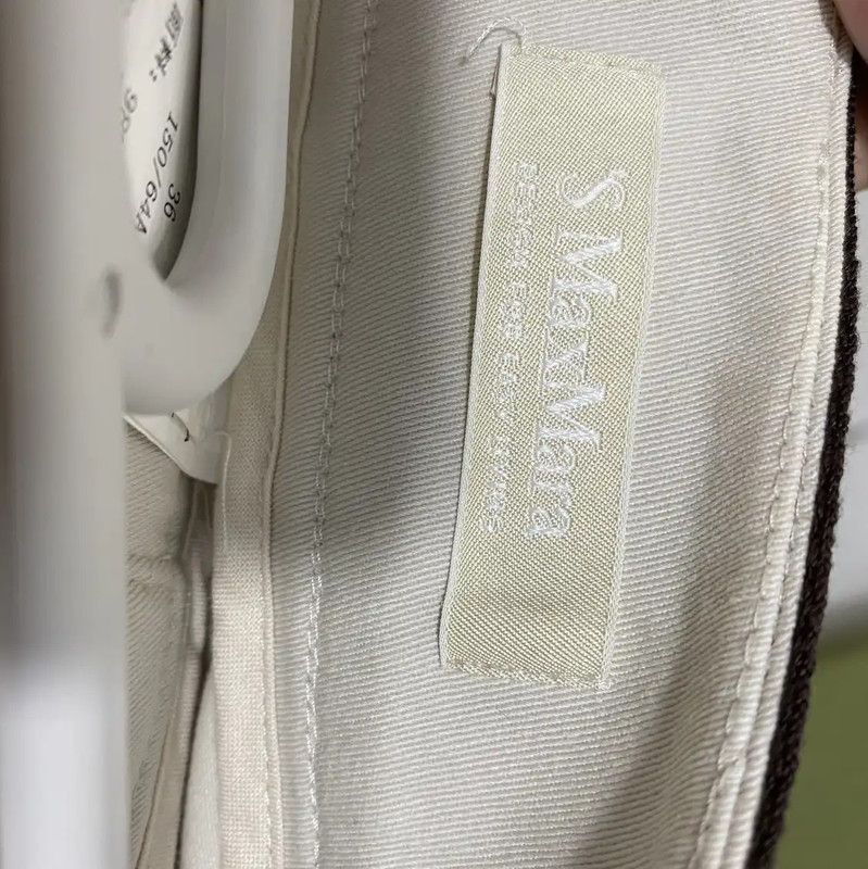 Max Mara MaxMara White Cotton Ladies' Skirt 0089 Size 28" / US 6 / IT 42 - 3 Thumbnail