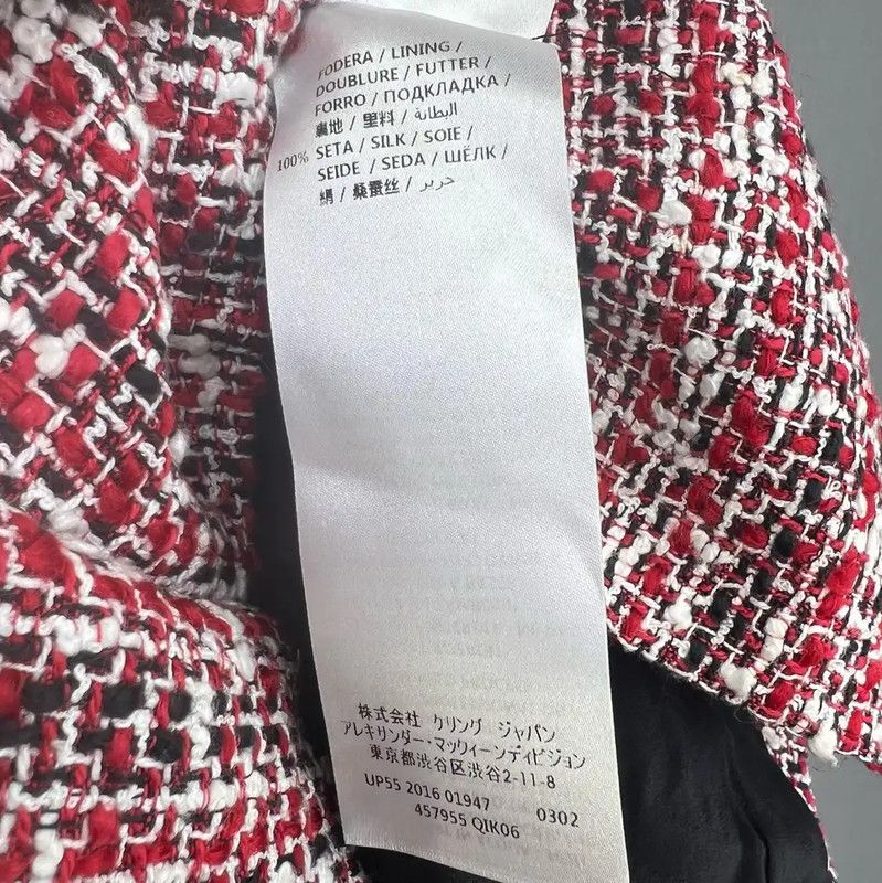 Max Mara MaxMara Red Cotton Half Skirt 0089 Size 26" / US 2 / IT 38 - 5 Thumbnail