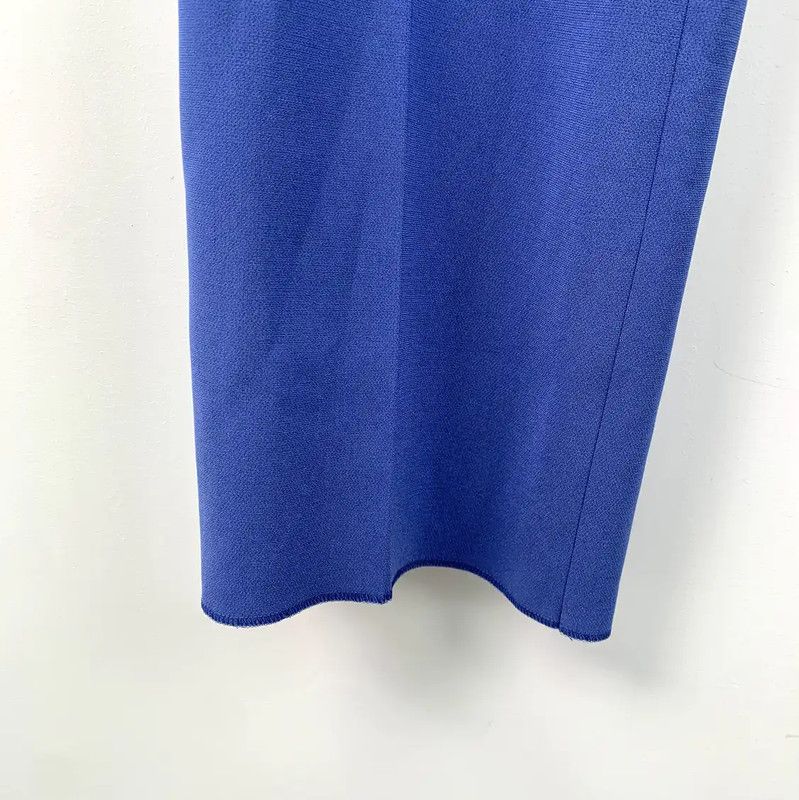 Max Mara MaxMara Relaxed Blue Women's Pants 0089 Size 28" / US 6 / IT 42 - 4 Thumbnail