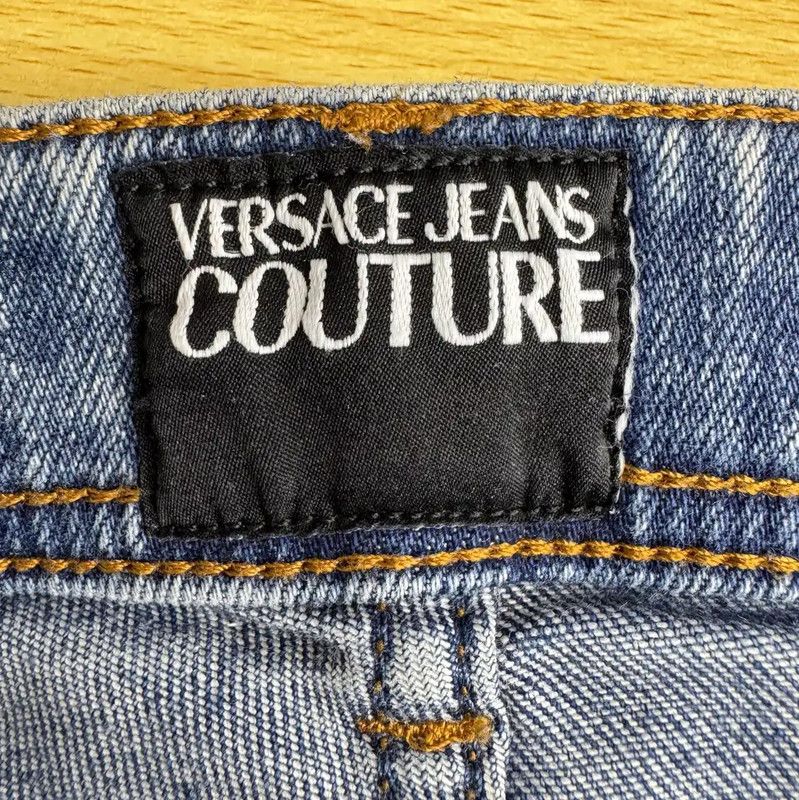 Versace Versace Women's Blue Cotton Jeans 0089 Size 30" / US 8 / IT 44 - 3 Thumbnail
