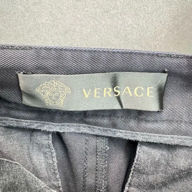 Versace Versace Black Cotton Women's Denim Pants 0089 Size 28" / US 6 / IT 42 - 3 Thumbnail
