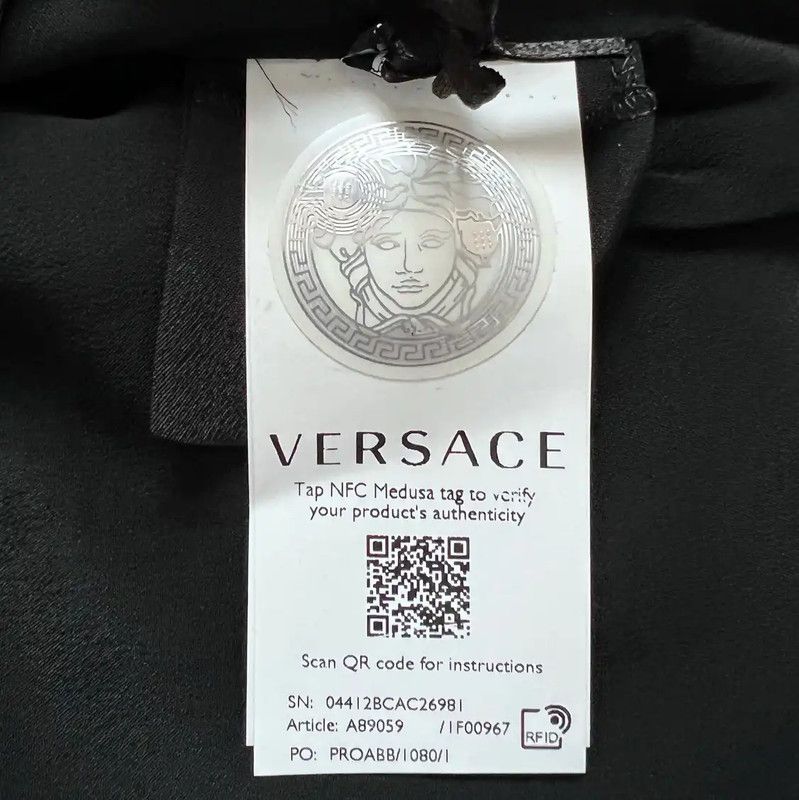 Versace Versace Multicolor Silk Blend Skirt 0089 Size 23" - 4 Thumbnail