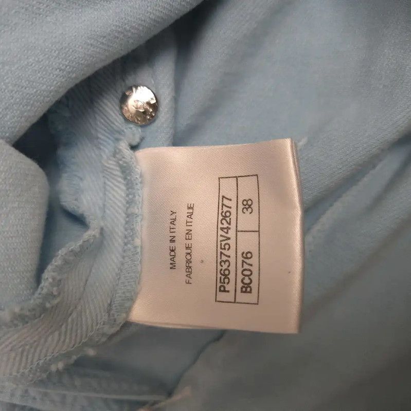 Chanel Chanel Blue Denim Skirt for Women 0089 Size 28" / US 6 / IT 42 - 9 Thumbnail