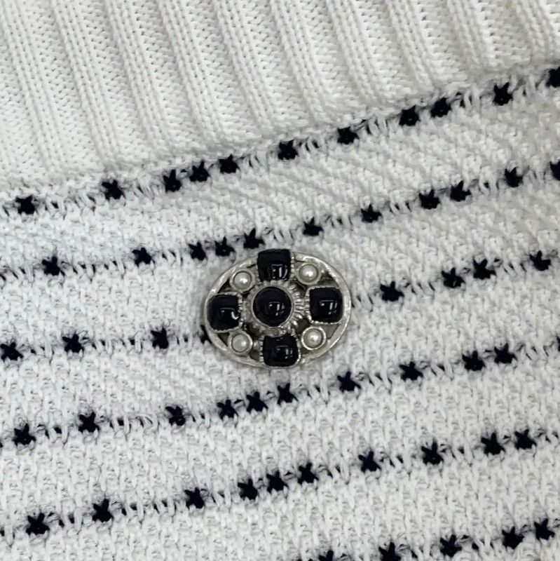 Chanel Chanel Colorblock Cotton Mini Skirt 0089 Size 22" - 5 Thumbnail