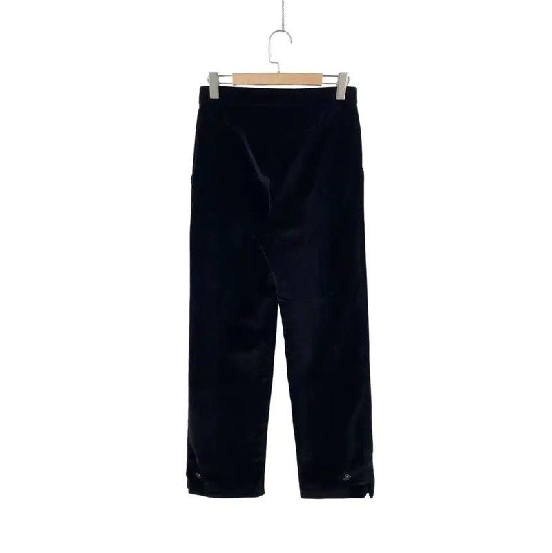 Chanel Chanel Black Cotton Casual Pants 0089 Size 26" / US 2 / IT 38 - 2 Thumbnail