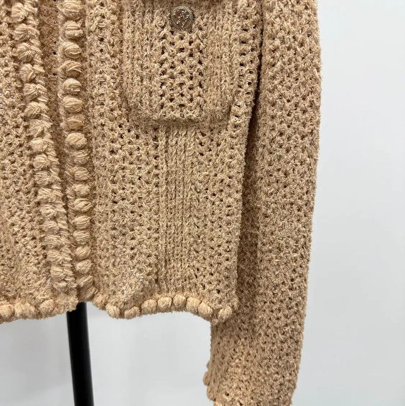Chanel Chanel Light Purple Cotton Cardigan for Women 0089 Size XS / US 0-2 / IT 36-38 - 6 Thumbnail